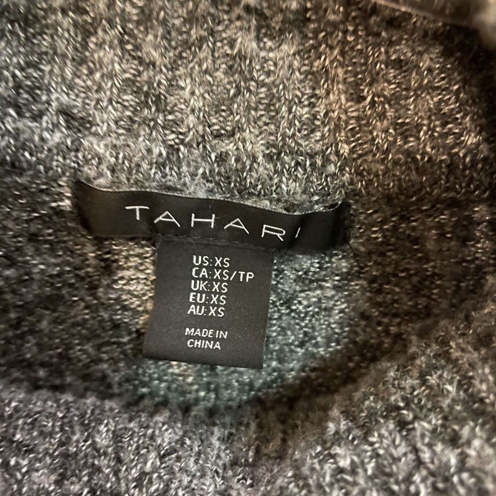Gray Scoop Neck Sweater